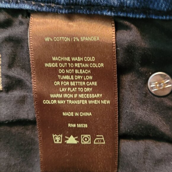 Kut from the Kloth Jeans Size 4 Slim Bootcut Button Flap Stretch Denim Western - Picture 7 of 13